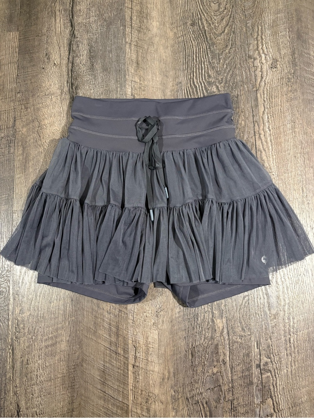 POPFLEX Pirouette Skort - Smoky Grey